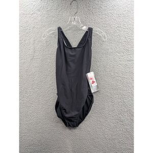 *NWT* Dolfin Women's size 12/38 Black One Piece Lycra Xtralife Swimsuit
